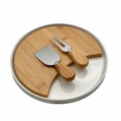 Tagliere Formaggi in porcellana e bamboo BRANDANI