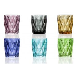 Bicchieri Diamante Brandani: eleganti e brillanti, perfetti per brindisi raffinati e tavole moderne. Stile Made in Italy.