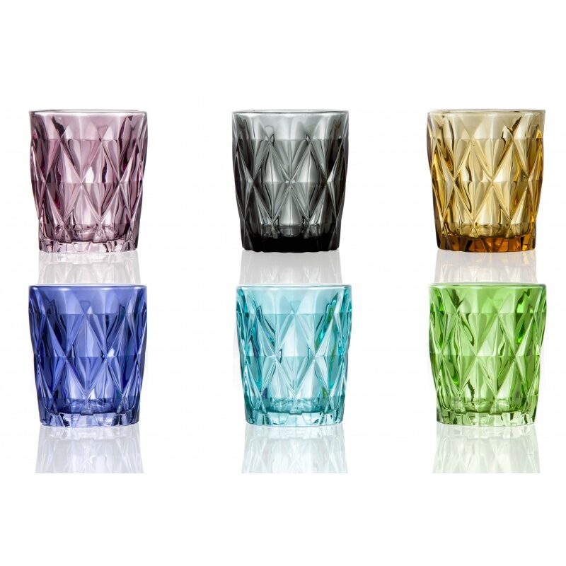 Bicchieri Diamante Brandani: eleganti e brillanti, perfetti per brindisi raffinati e tavole moderne. Stile Made in Italy.