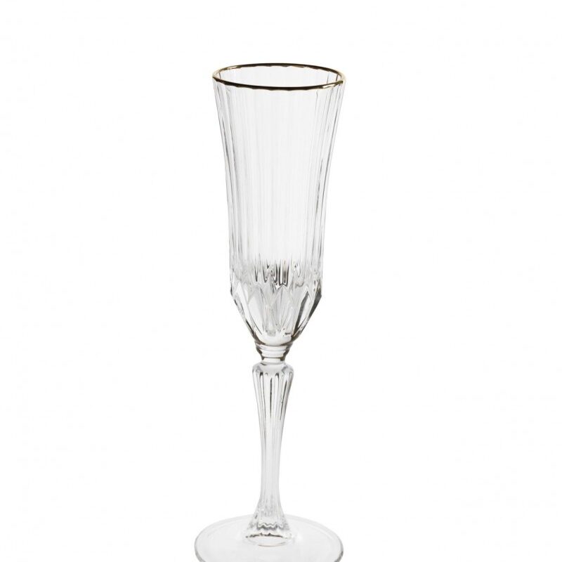 I Flute Oh My Gold di Brandani sono il perfetto connubio tra raffinatezza e originalità: un set esclusivo di bicchieri da champagne pensato per impreziosire la tua tavola e celebrare momenti memorabili con stile. Realizzati in vetro decorato e impreziositi da dettagli dorati, questi flute firmati Brandani Gift Group sono ideali per occasioni festive, cene eleganti o come regalo di classe. ✨ Caratteristiche principali Design “Oh My Gold”: decoro brillante e dettagli gold per un effetto glamour Forma elegante: linea slanciata e raffinata, perfetta per brindisi iconici Materiali di qualità: vetro resistente e finiture curate per una lunga durata Confezione regalo: ideale per anniversari, liste nozze, festività o eventi esclusivi