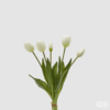 Il mazzo di tulipani bianchi EDG rappresenta l’equilibrio perfetto tra eleganza minimalista e fascino naturale. Questa composizione floreale artificiale, firmata EDG Enzo De Gasperi, è ideale per donare luminosità, armonia e sobrietà a spazi interni raffinati o eventi speciali. I suoi petali candidi e l’aspetto realistico lo rendono una scelta decorativa senza tempo.Colorazione bianca pura: simbolo di serenità, grazia e raffinatezzaEffetto realistico: petali e foglie disegnati con cura artigianale per imitare il tulipano frescoAdatto a ogni stile: perfetto per arredamenti moderni, classici o minimalMateriali durevoli: composizione resistente, pensata per mantenere intatta la sua bellezza nel tempo