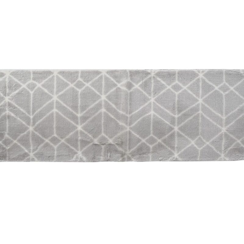 Tappeto Rettangolare Geometrico Grigio SAVINO COLLECTION