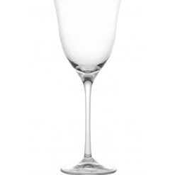 Calici Carezza BRANDANI, set 6 bicchieri da vino in vetro. Eleganti, leggeri e perfetti per degustazioni e mise en place raffinate.