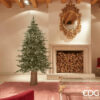 Pino Spark EDG (H 180 cm): albero artificiale lussuoso con 5060 LED integrati. Effetto luminoso spettacolare e montaggio rapido a ombrello.