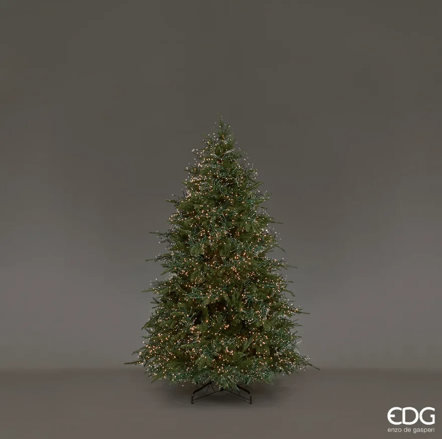 EDG Enzo De Gasperi Albero di Natale Pino Spark 210 cm con 6670 Led - immagine 2