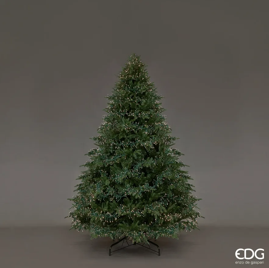 EDG Enzo De Gasperi Albero di Natale Pino Spark 240 cm con 7200 Led - immagine 3