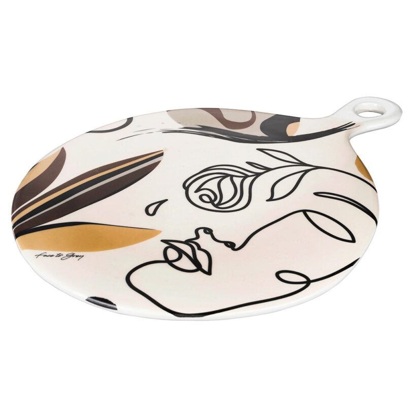 Tagliere Rotondo Face To Grey VILLA D’ESTE - immagine 3