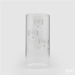 Portacandela Cilindro in vetro H25 cm EDG