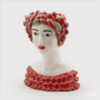 Vaso Lady Peperoncino H34 cm EDG. Scultura in ceramica dal design vivace e scenografico, ideale per decorare con colore e personalità.
