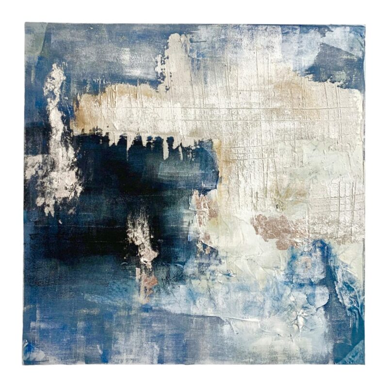 Quadro Una Notte d’Argento SAVINO COLLECTION: stampa astratta moderna, colori profondi e texture eleganti. Perfetto per ambienti contemporanei.
