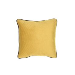 Cuscino Senape Effetto Velluto SAVINO COLLECTION