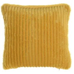 Cuscino Effetto Velluto Senape SAVINO COLLECTION
