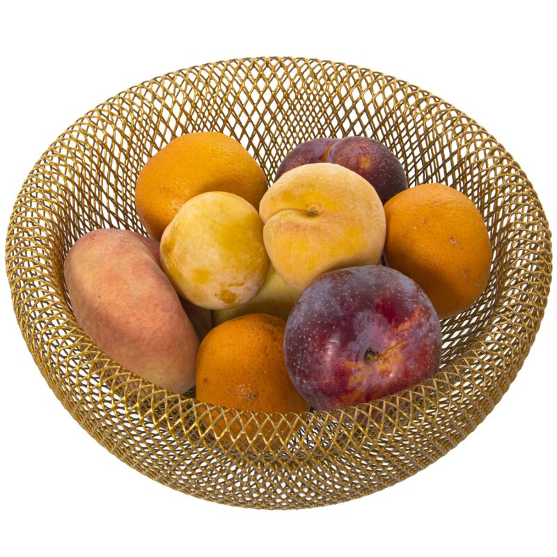 Alternative view of Cestino Portafrutta Oro CAMACHO