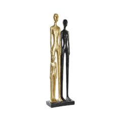 Scultura in resina La Famiglia Oro/Nero SAVINO COLLECTION