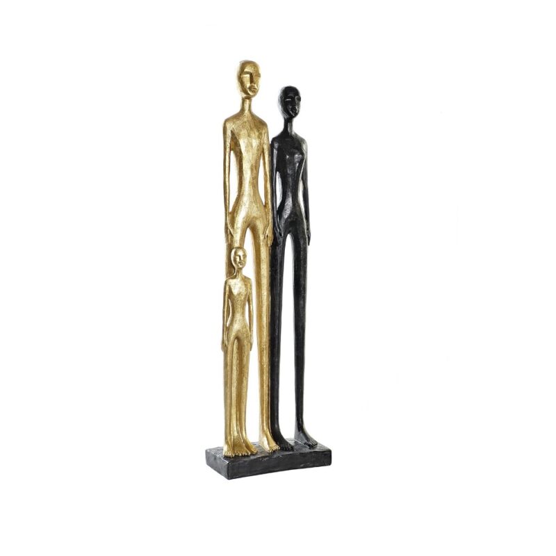 Scultura in resina La Famiglia Oro/Nero SAVINO COLLECTION