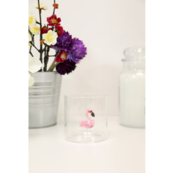 Alternative view of Bicchiere in vetro 250ml Fenicottero WD LIFESTYLE
