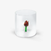 Bicchiere in vetro 250 ml con tulipano WD Lifestyle. Leggero, resistente e decorativo, perfetto per bevande o come oggetto floreale d’arredo.