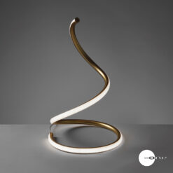 Lampada da Tavolo “Snake” MASCAGNI. Design moderno e sinuoso, luce morbida e decorativa. Perfetta per ambienti contemporanei e angoli di stile.