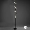 Piantana a Led Snake Nera MASCAGNI