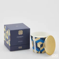 Candela Hypnotic Black Forest EDG: design geometrico luxury e fragranza intensa e legnosa per creare un’atmosfera elegante, profonda e avvolgente