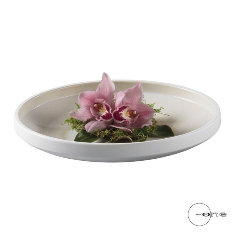 Centrotavola Bianco D35,5cm MASCAGNI