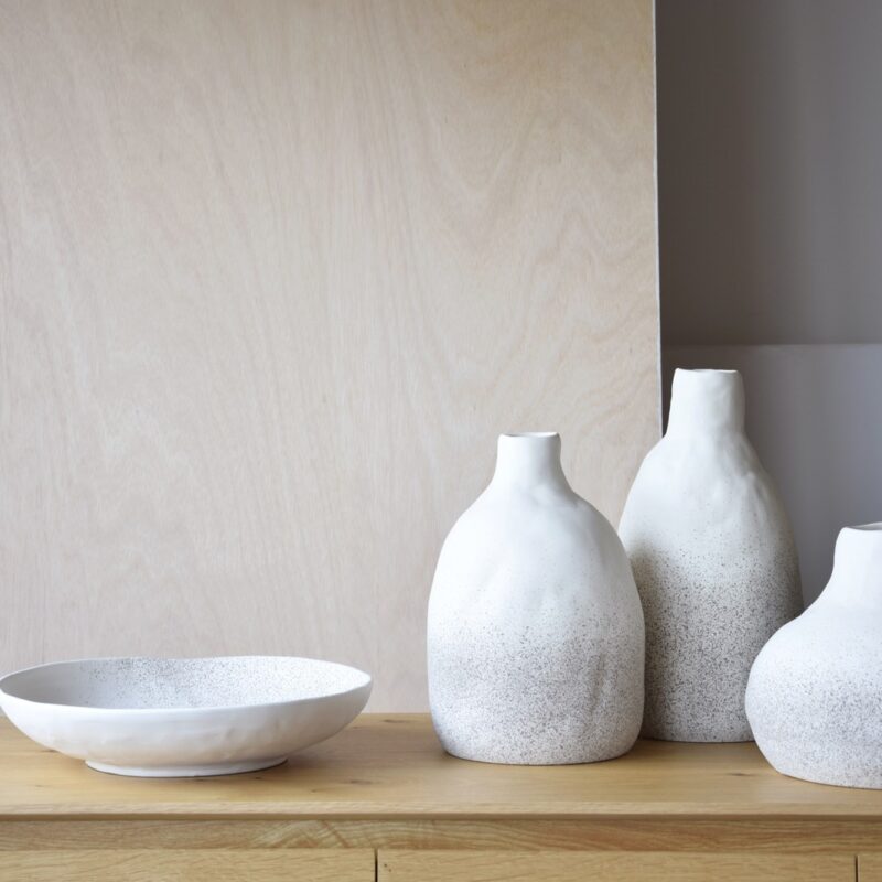 Alternative view of Centrotavola in Ceramica Bianco Tosca VP