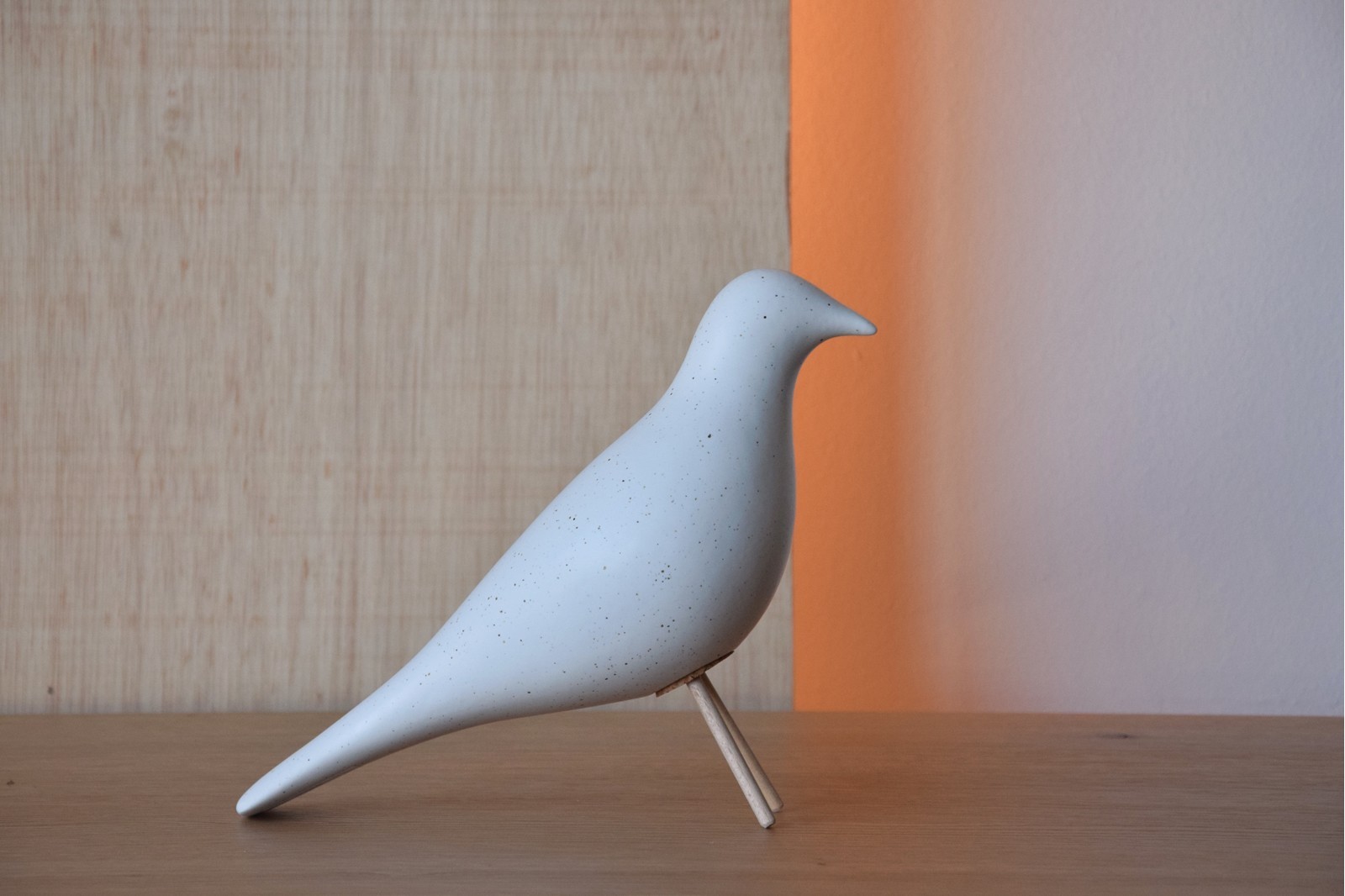 Uccello in Ceramica Bianco VP