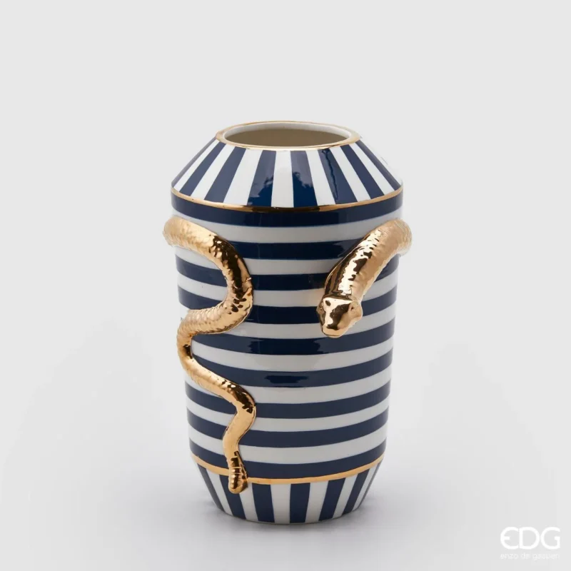 Vaso Egypt Snake con righe 32cm EDG