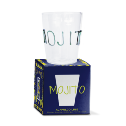 Bicchiere Mojito WD Lifestyle: vetro resistente, design ampio e moderno. Perfetto per cocktail estivi e aperitivi con stile.