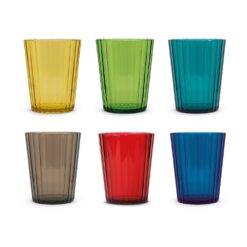 Bicchieri Colorati in Acrilico 6 pz WD LIFESTYLE