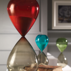 Alternative view of Clessidra Tempo Dell'Amore Rosso 40cm ONLYLUX