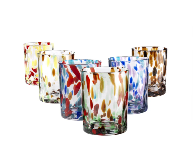 Alternative view of Bicchieri Banderoles 6pz ONLYLUX