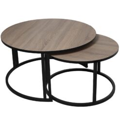 Tavolino in legno Gambe Metallo CAMACHO