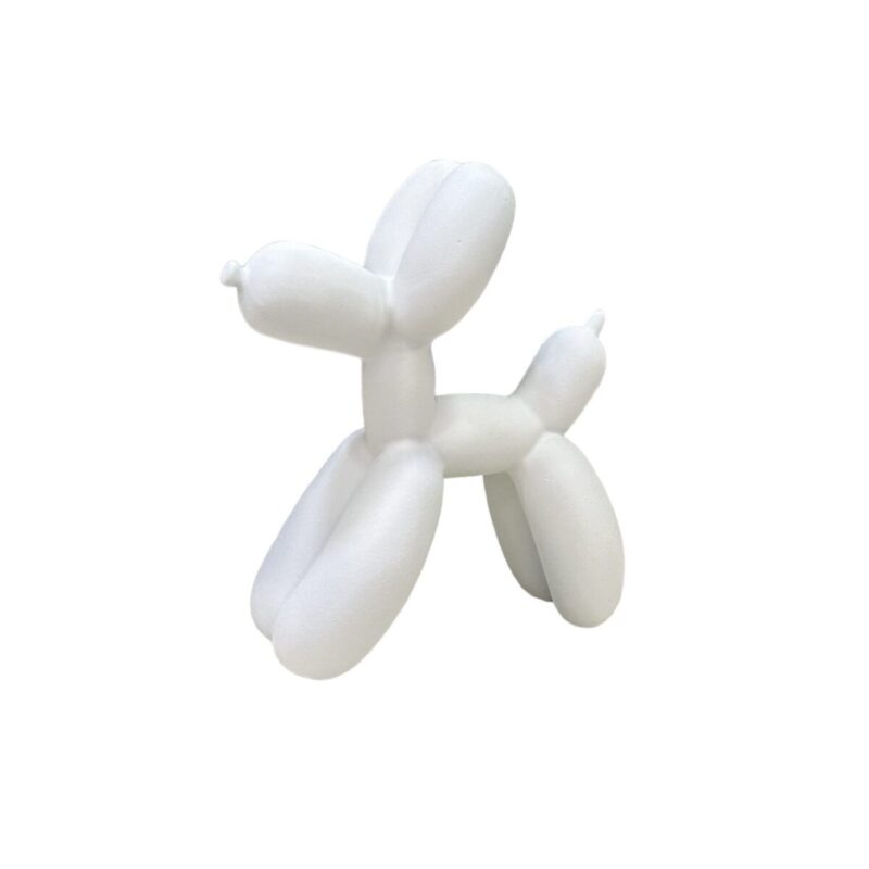 Scultura Happy Dog - Bianco NATURAL STYLE