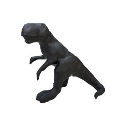 Scultura T-Rex Nero NATURAL STYLE