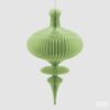 Decoro Pendente Origami Trottola Verde EDG