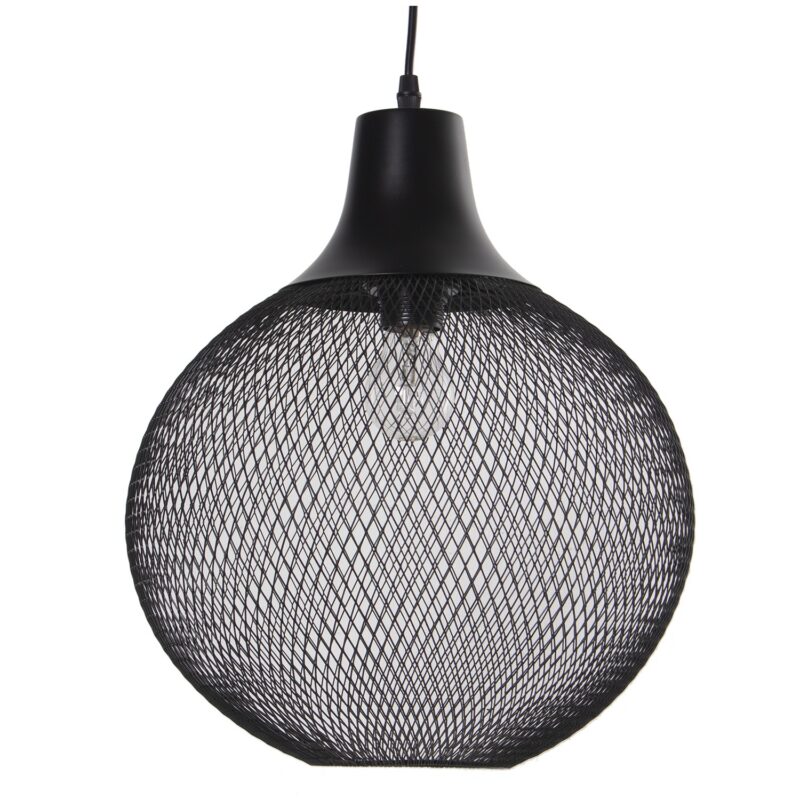 Lampadario a sospensione Griglia Nero CAMACHO