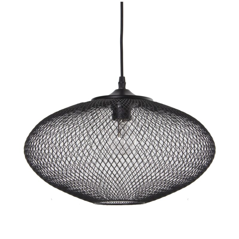 Lampadario a sospensione Griglia Nero CAMACHO