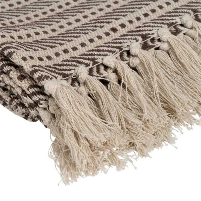 Alternative view of Coperta in Cotone Beige IXIA