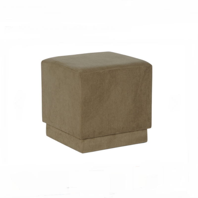 Pouf Poggiapiedi Marrone SAVINO COLLECTION