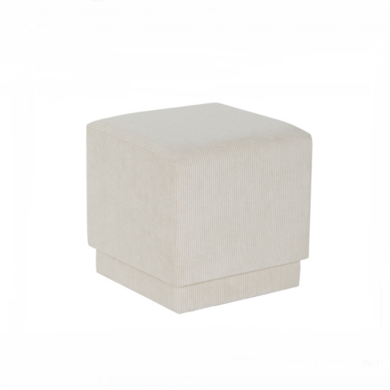 Pouf Poggiapiedi Panna SAVINO COLLECTION