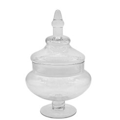 Vaso Porta Bonbon in vetro 30,5cm BRANDANI