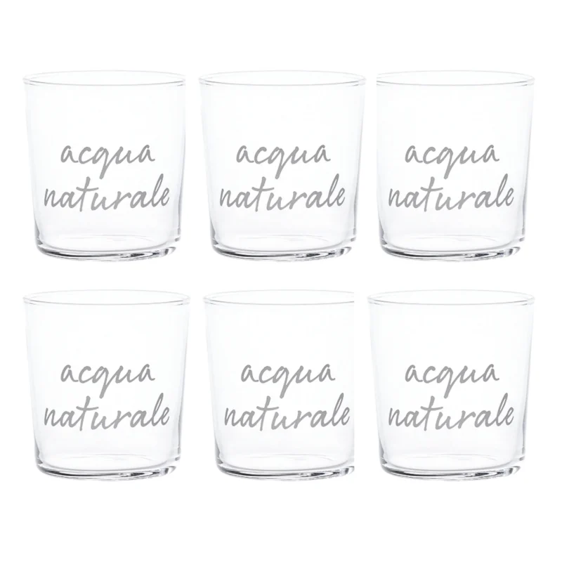 Alternative view of Bicchieri Acqua Naturale 6pz SIMPLE DAY