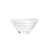 Vaso in vetro bianco