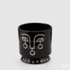 Vaso Volto Nero Tears 15cm EDG