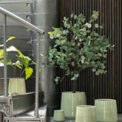 Alternative view of Portavaso in ceramica Verde J-LINE