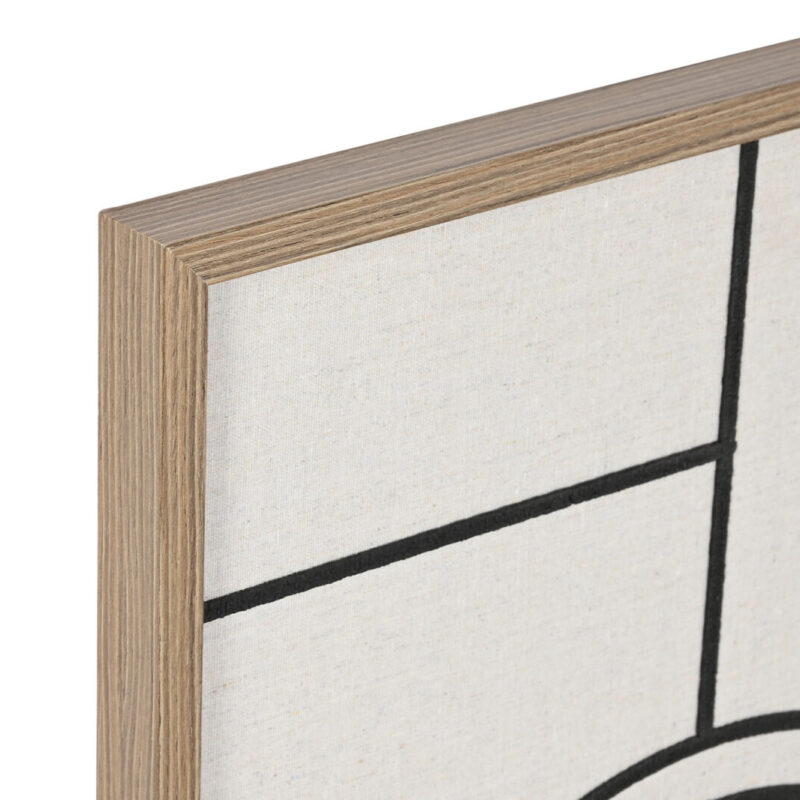 Quadro Astratto Nero su Tela SAVINO COLLECTION - immagine 4
