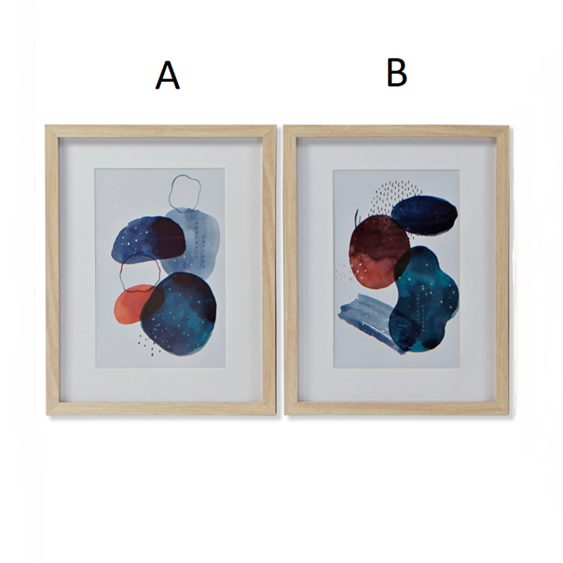 Quadro Astratto Moderno Blu SAVINO COLLECTION