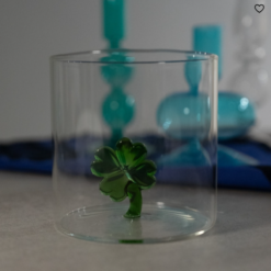 Alternative view of Bicchiere in vetro 250ml Quadrifoglio WD LIFESTYLE