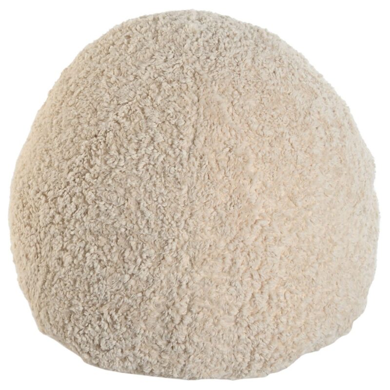 Pouf Peluche Ecrù SAVINO COLLECTION